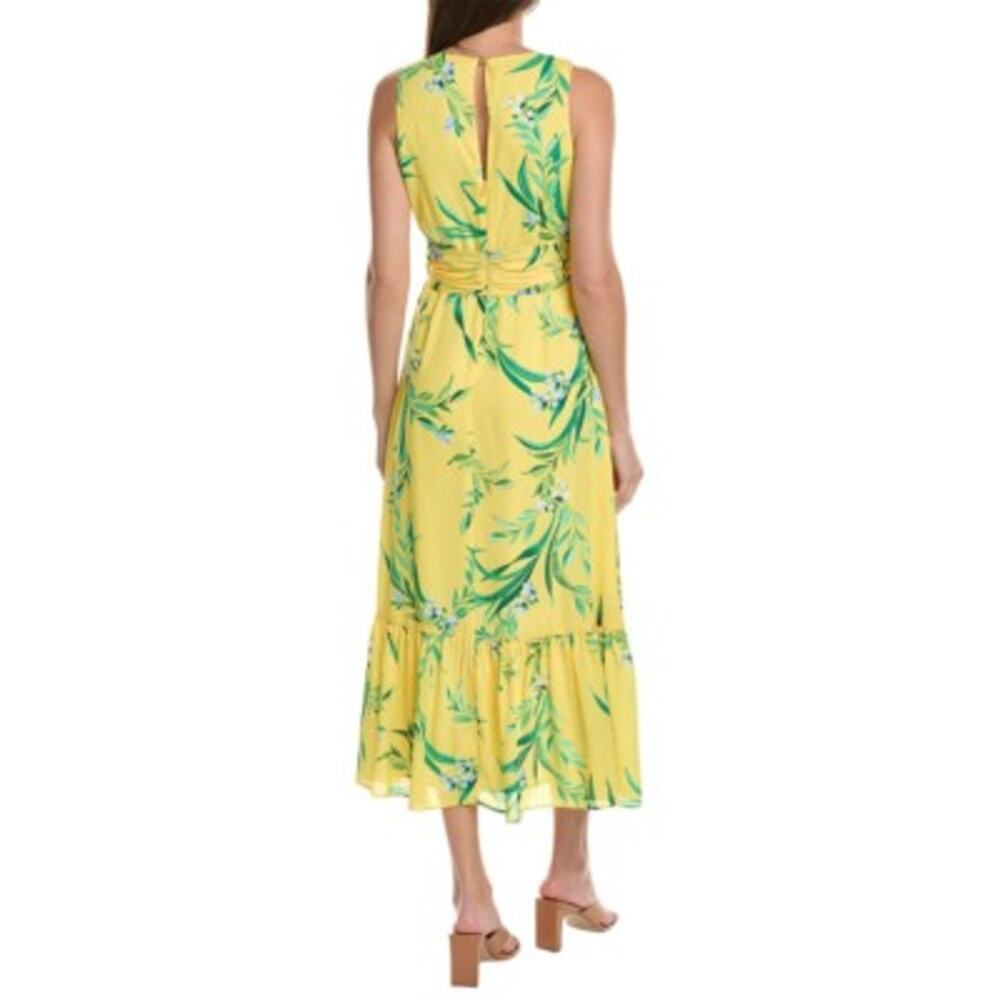Tommy Bahama Floral Glow Sleeveless Maxi Dress Toucan Yellow Size 8 NWT - Picture 2 of 12